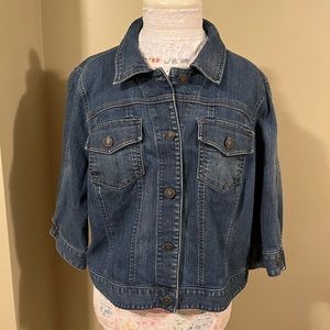 🍃LOFT 3/4 SLEEVE DENIM JACKET🍃